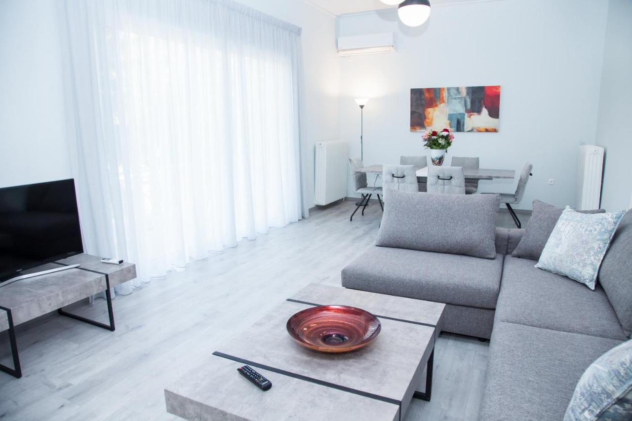 Sunny And Minimal Apt In Glyfada With 3 Bdrm 雅典 外观 照片